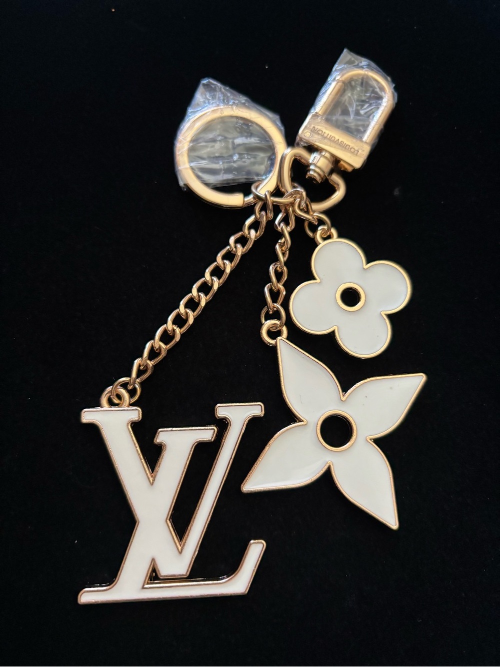 Designer-Inspired Stainless steel Keychain